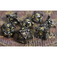 Dark Pact Hollow Metal Dice Set